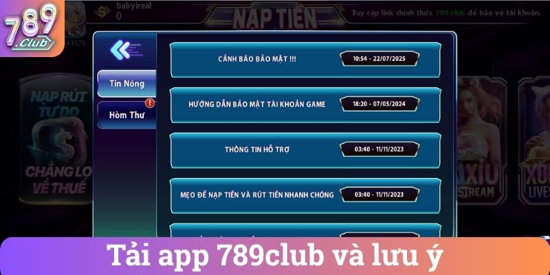 Lưu ý người chơi cần nắm để tránh gặp lỗi khi tải ứng dụng